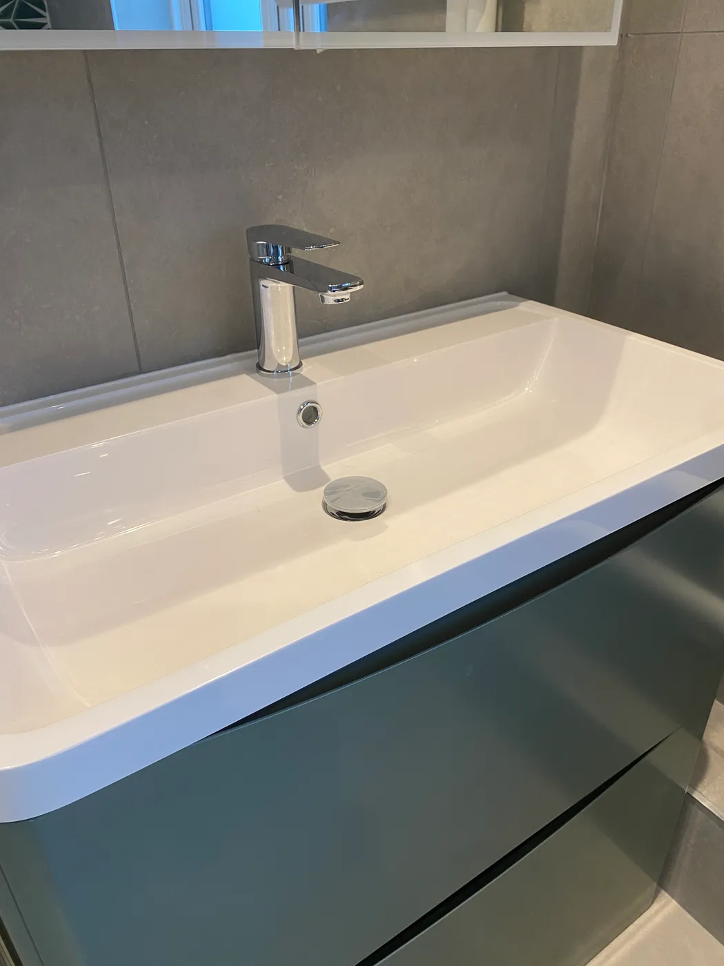 Designer basin and brassware — Project Fox, Surrey & Sussex