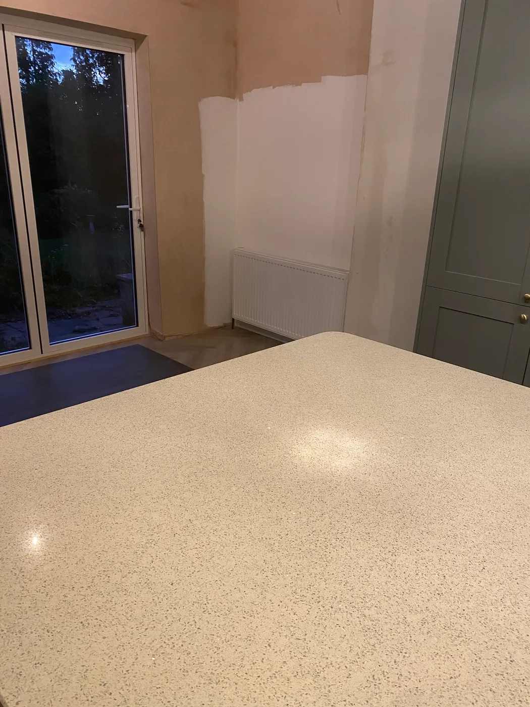 Open-plan kitchen with garden doors — Project Fox, Surrey & Sussex