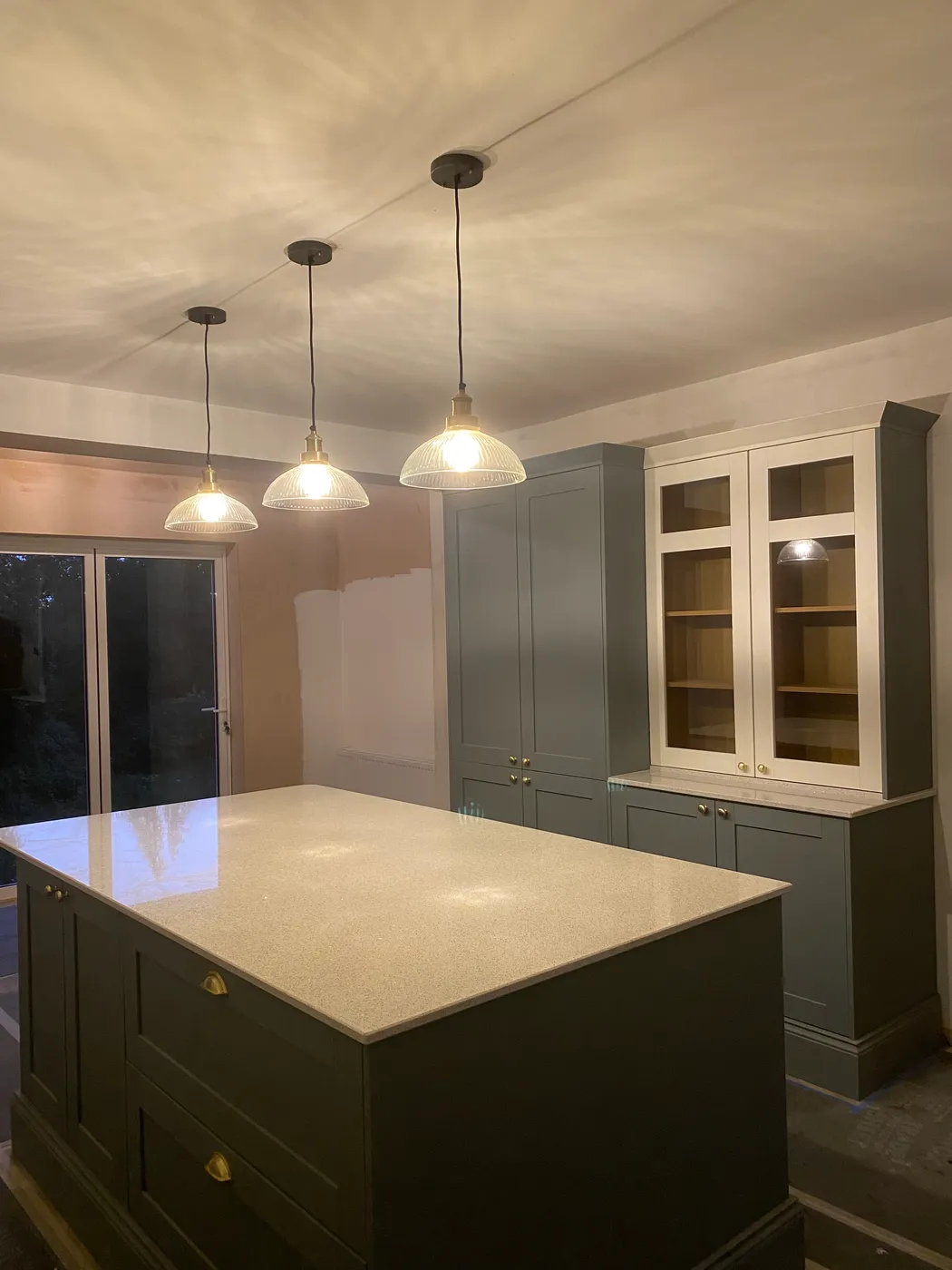 Shaker kitchen with island — Project Fox, Surrey & Sussex