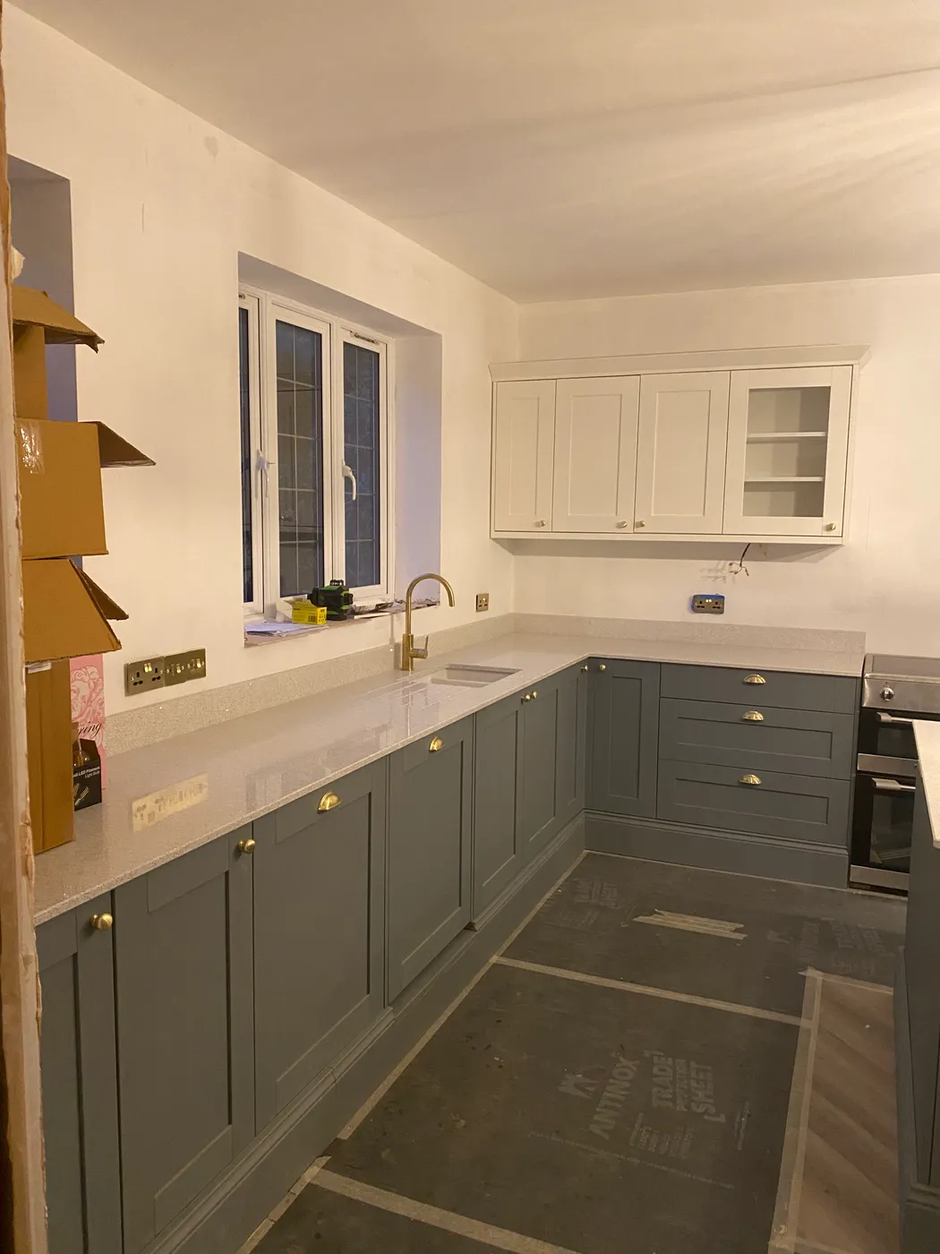 L-shaped shaker kitchen — Project Fox, Surrey & Sussex